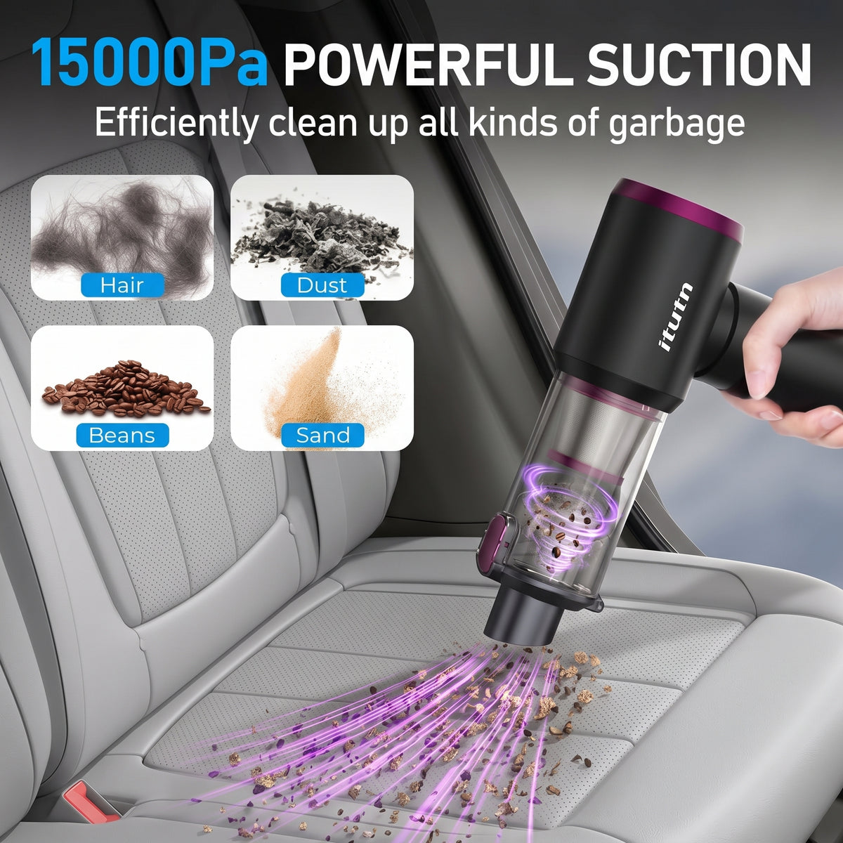 Mini Portable Vacuum Cleaner – Compact & Powerful Cordless Dust Cleaner
